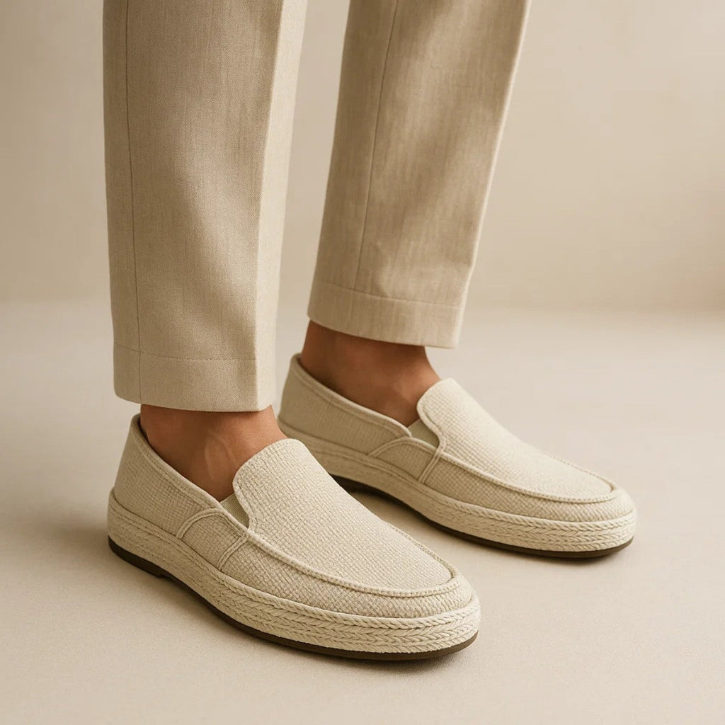 Mocassins Nattuli pour homme tissés slip-on