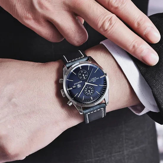 Horloge Klassiek Leer