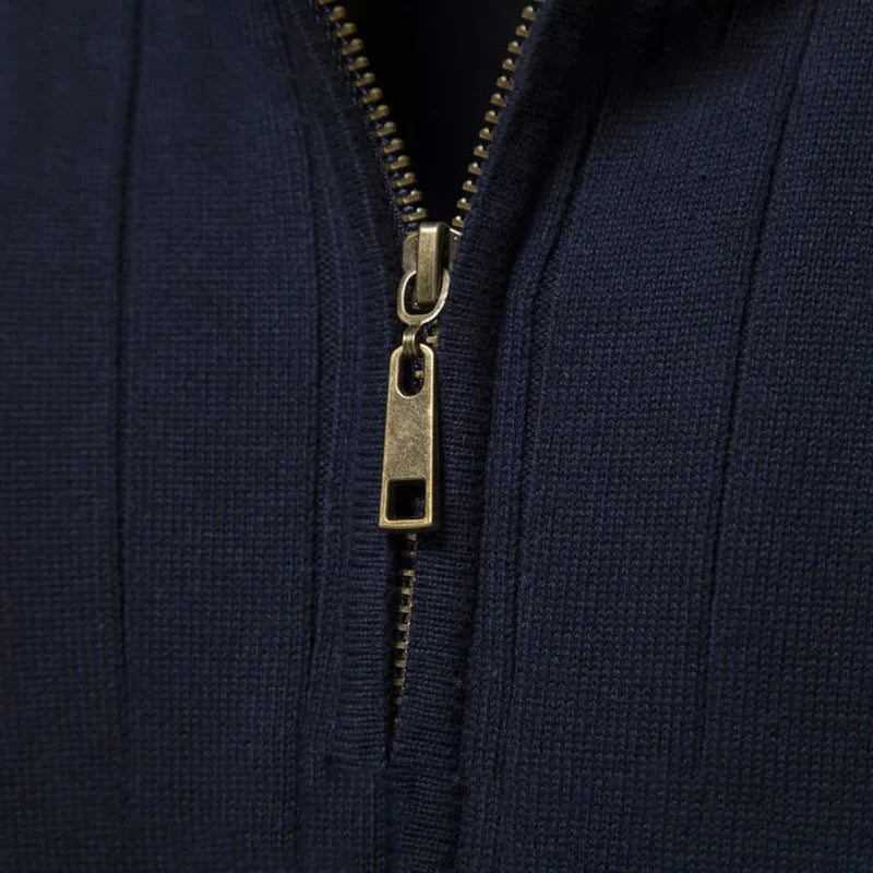 Pull Verri pour homme à col haut zippé