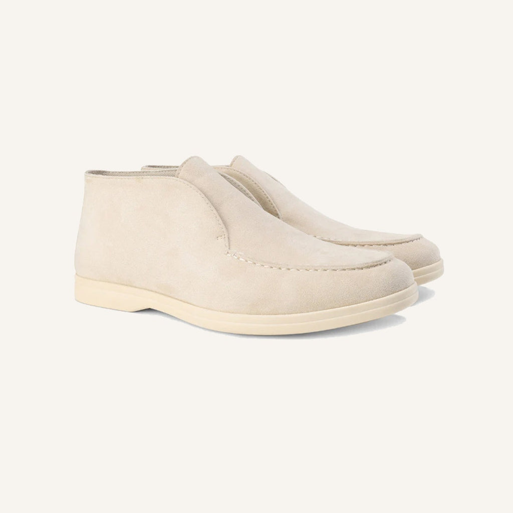 Mocassins Tuccili pour homme en suède montants