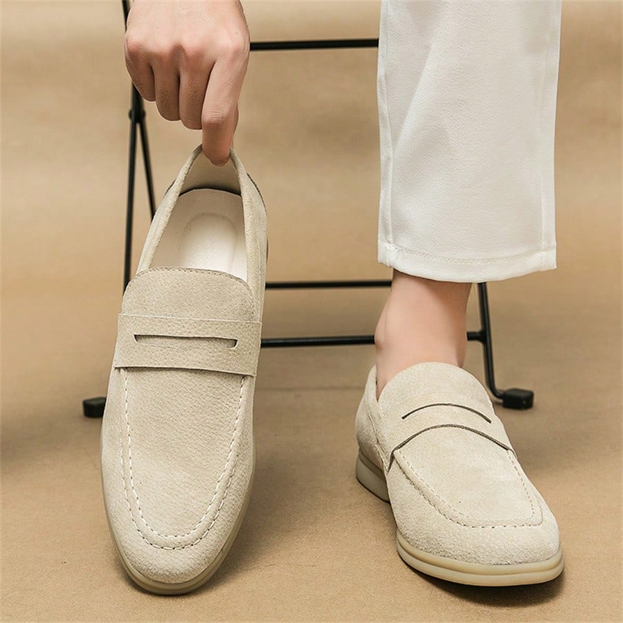 Mocassins Master pour homme en suède