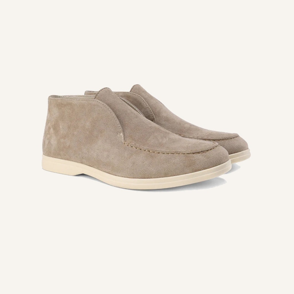 Mocassins Tuccili pour homme en suède montants