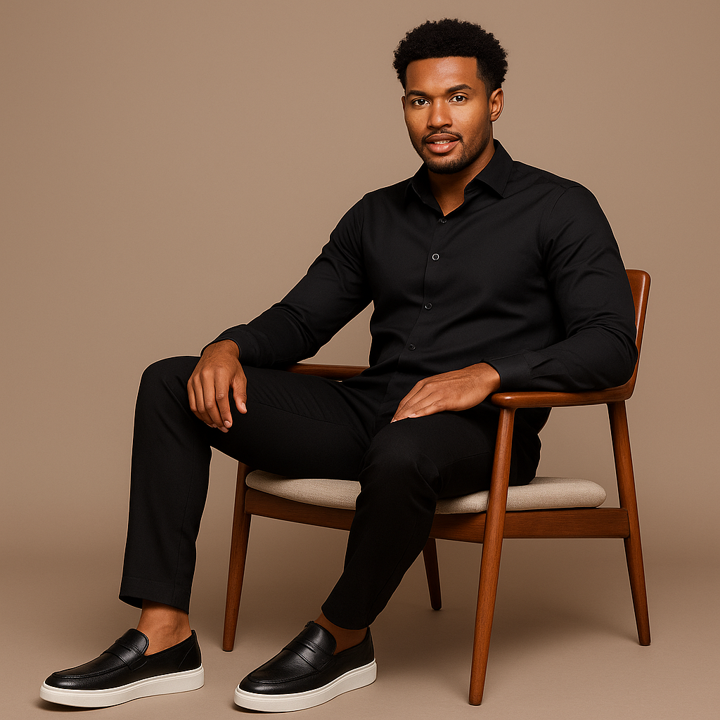 Mocassins Miliani pour homme en cuir italien