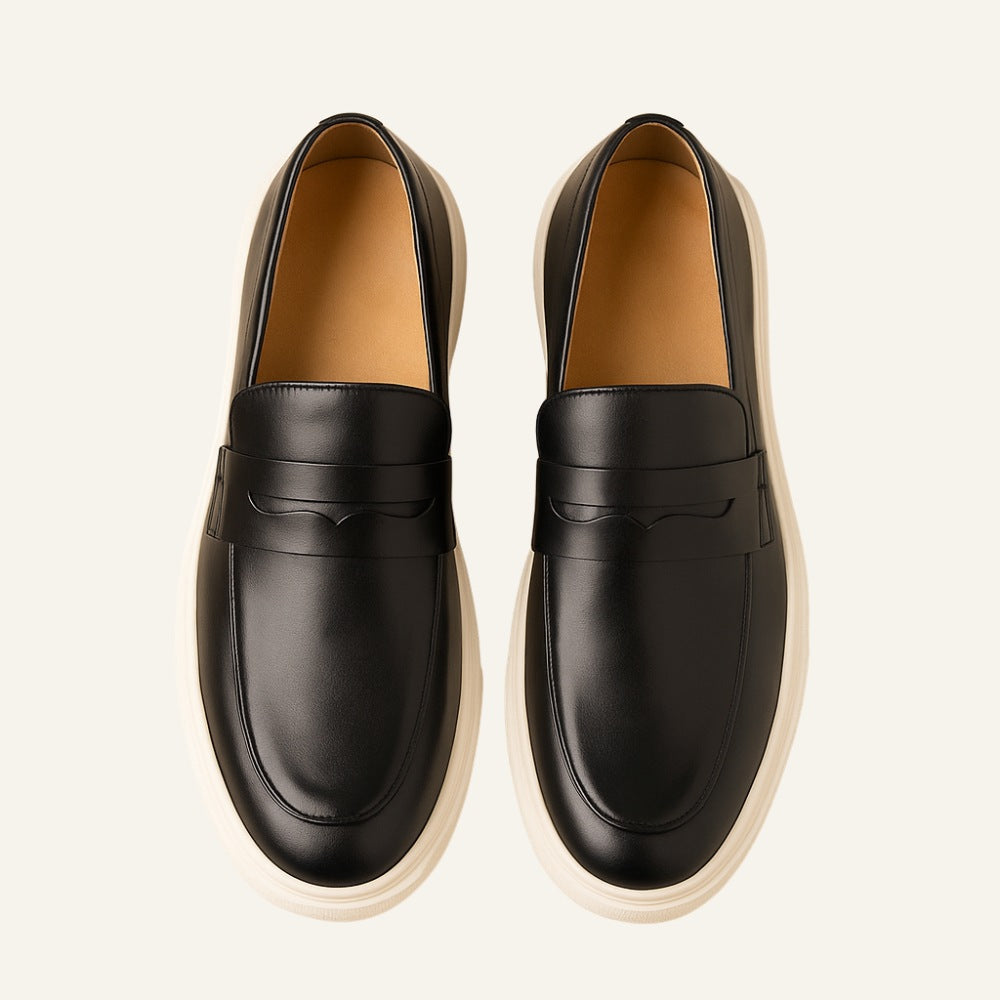 Mocassins Miliani pour homme en cuir italien