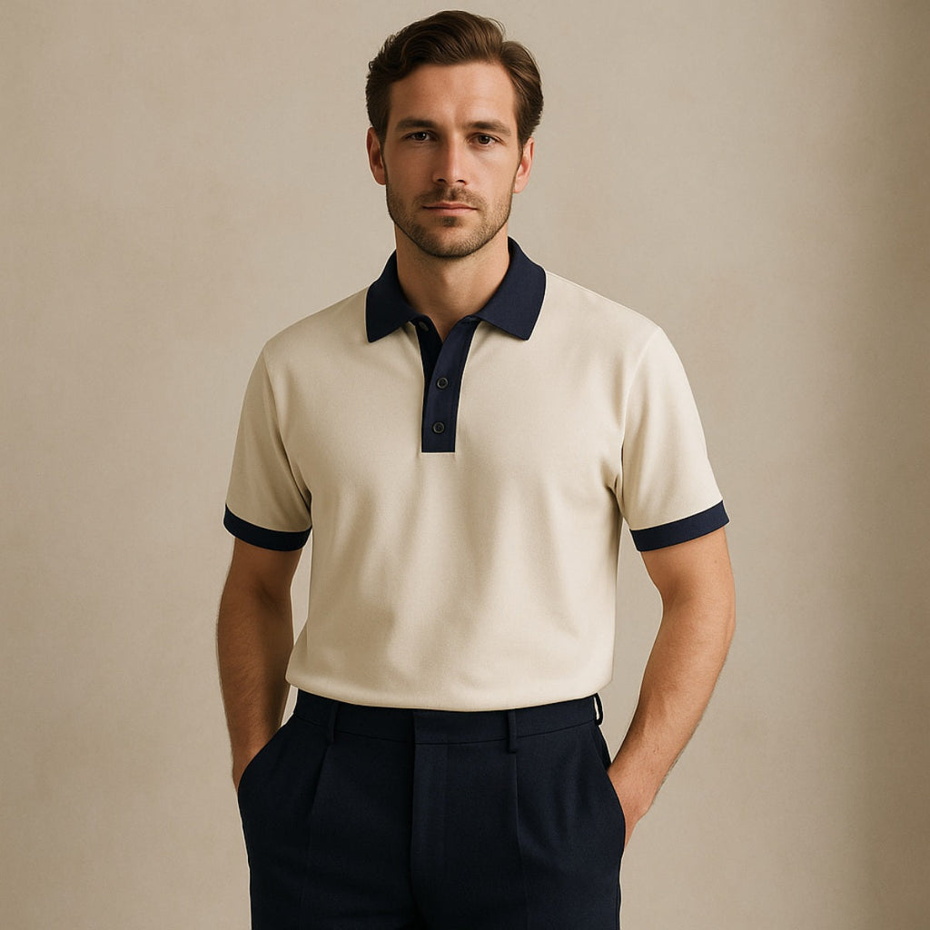Polo Vittore uni pour homme