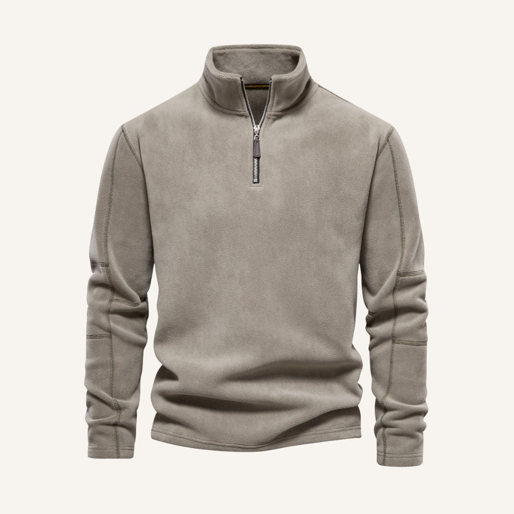 Pull Piemonte pour homme à demi-fermeture éclair