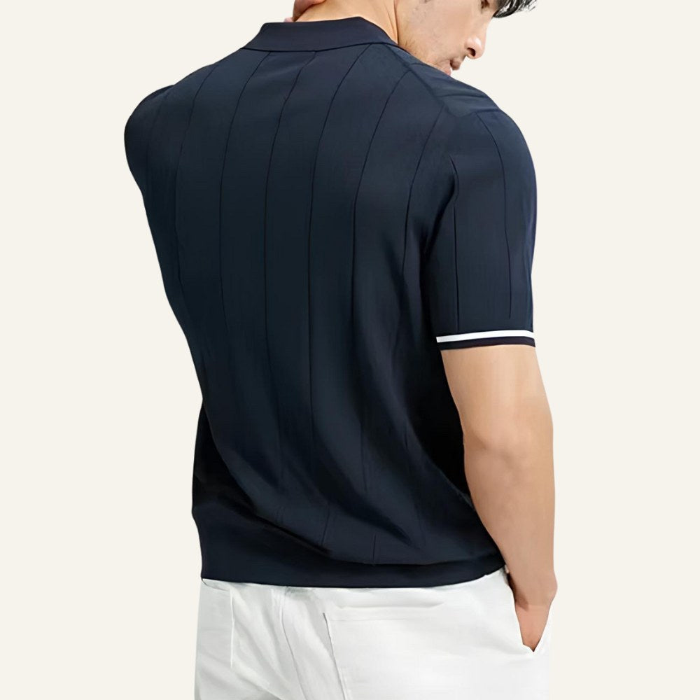 Polo Valence pour homme à demi-fermeture éclair