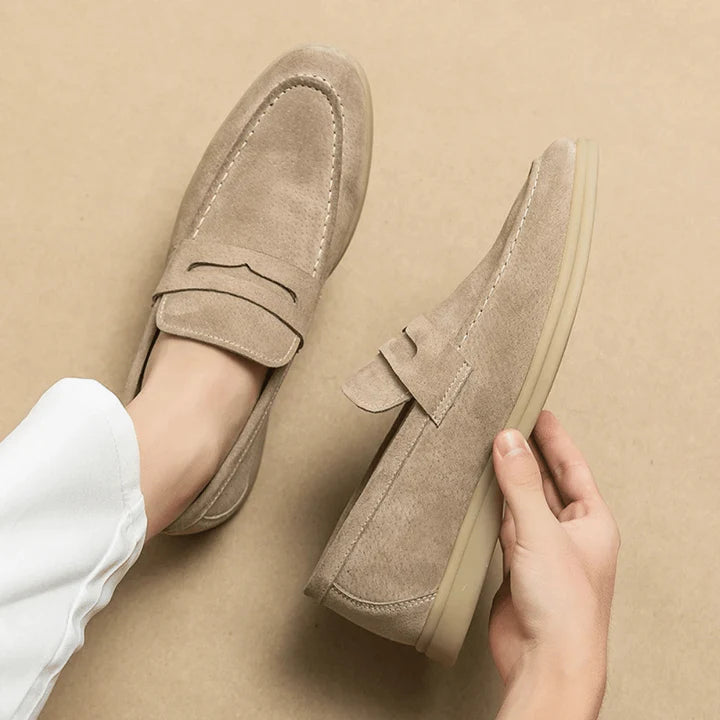 Mocassins Master pour homme en suède