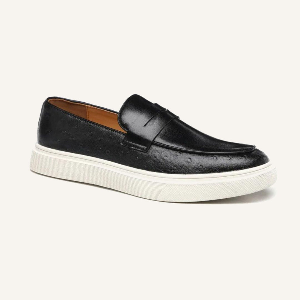 Mocassins Miliani pour homme en cuir italien