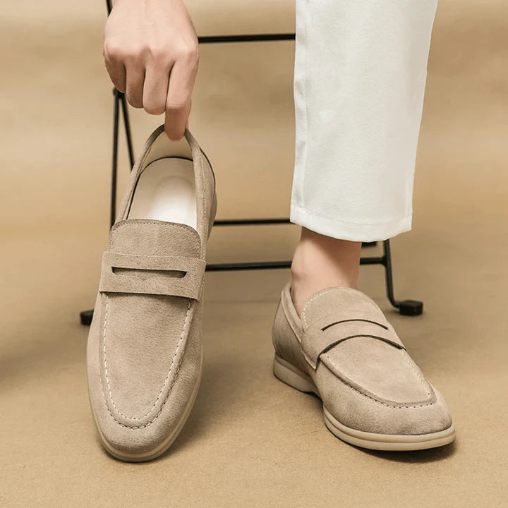 Mocassins Master pour homme en suède
