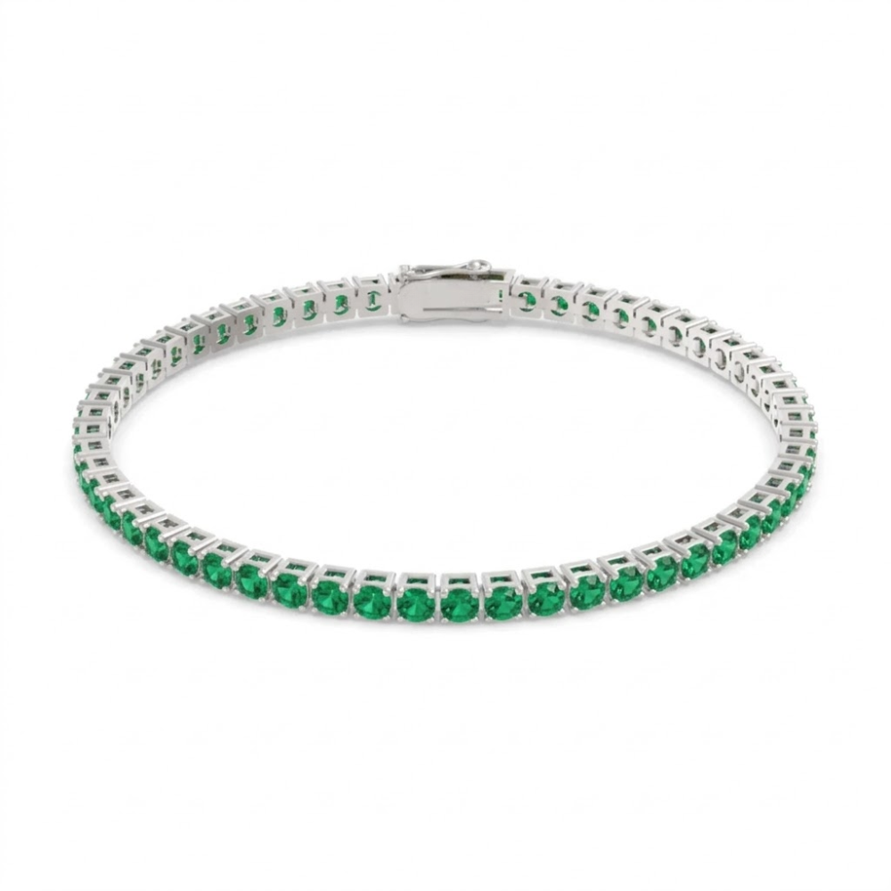 Tennis Bracelet Cassis Green