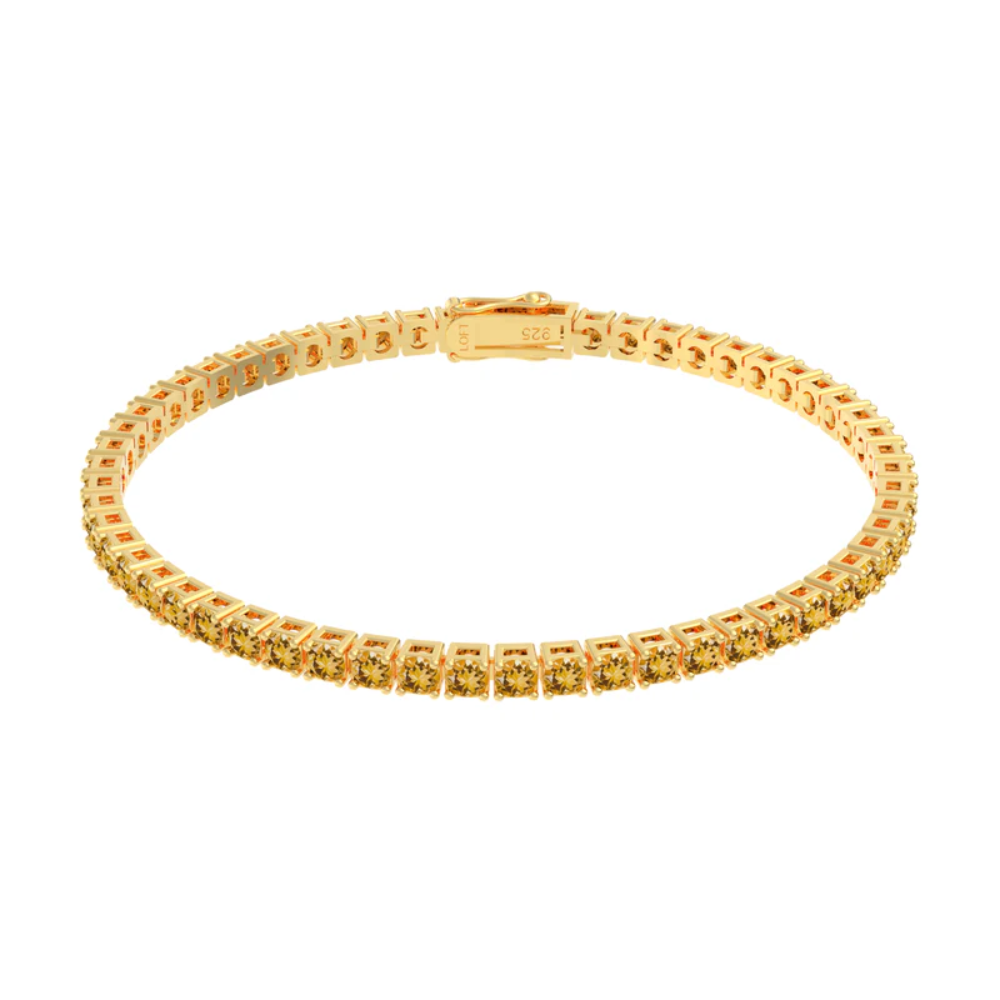 Tennis Bracelet Menton Yellow