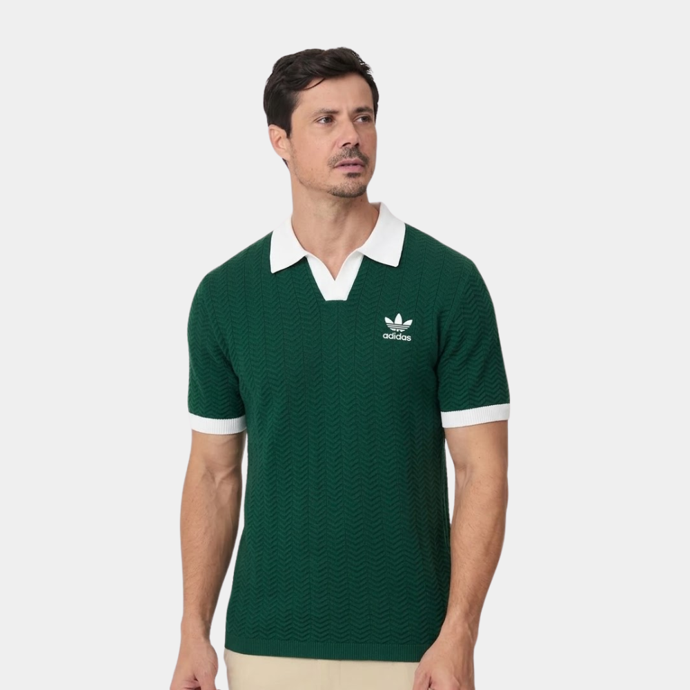Polo rétro en maille