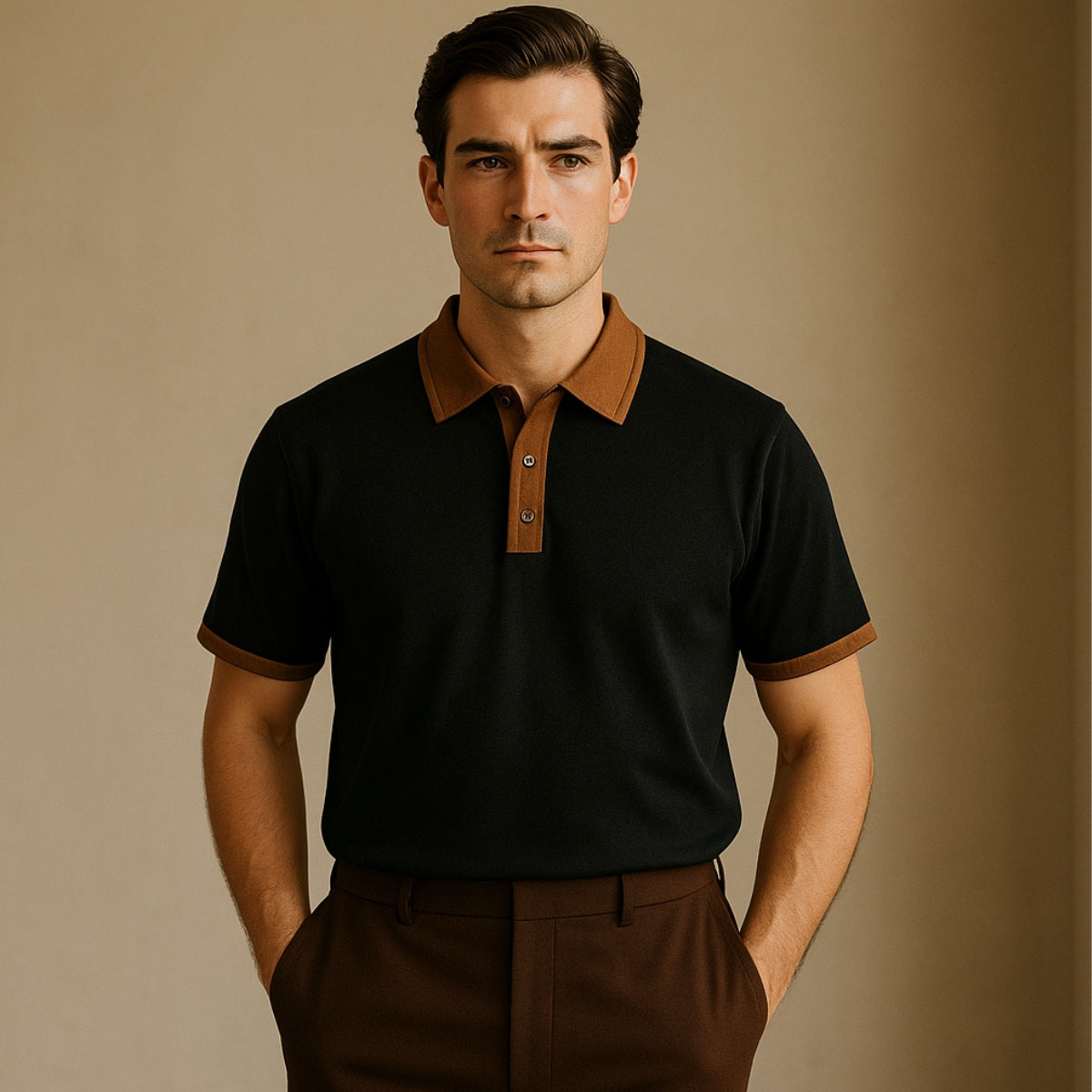 Polo Vittore uni pour homme