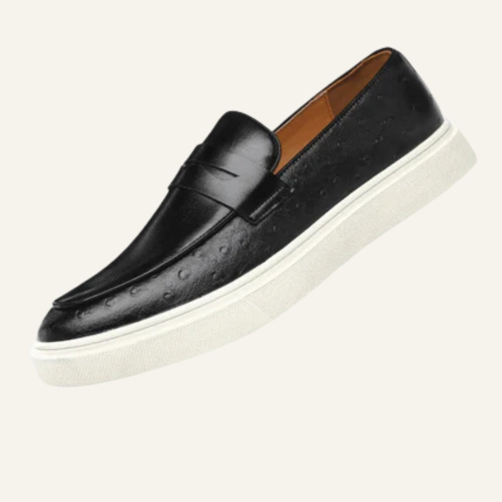 Mocassins Miliani pour homme en cuir italien