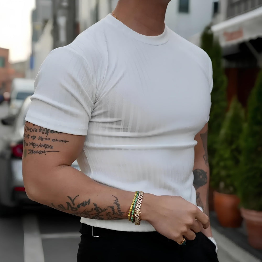 T-shirt Dalphin pour homme coupe slim