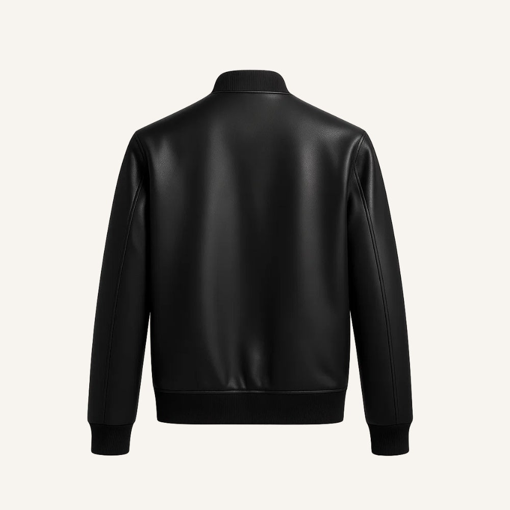Jacke Gran Nero Herren Leder